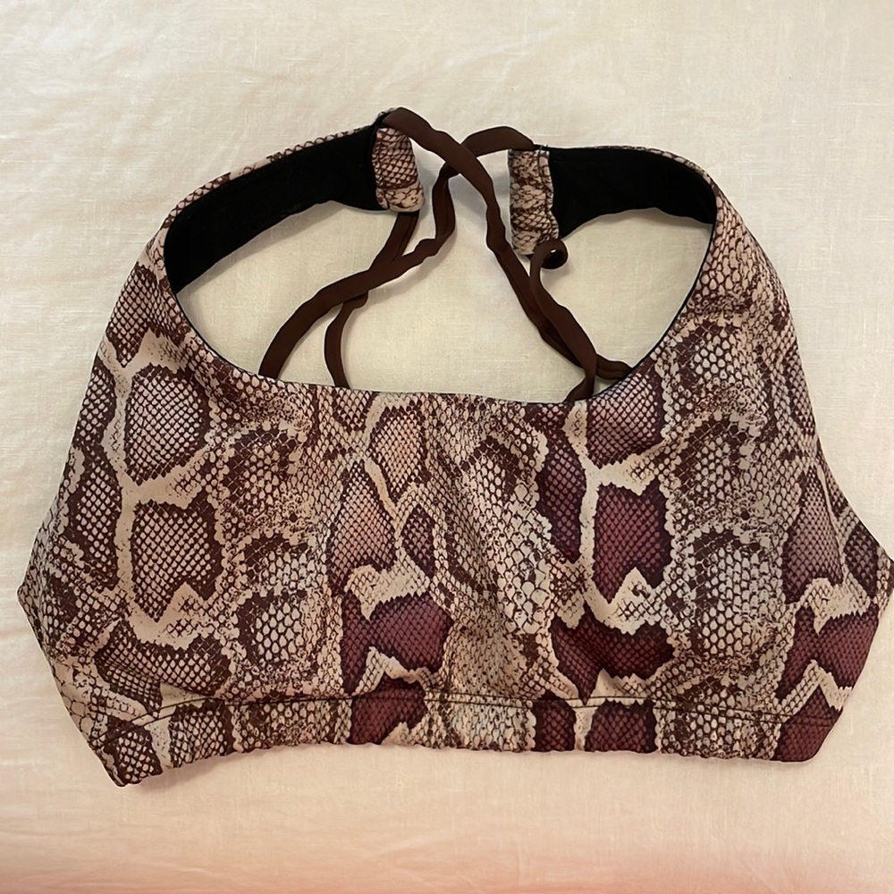 Onzie Snakeskin Sports Bra